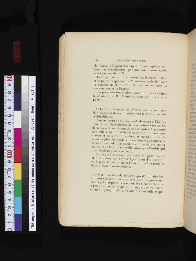 Mélanges d'Histoire et de Géographie Orientales : vol.3 / 266 ページ（カラー画像）