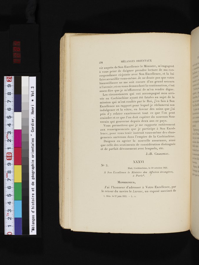 Mélanges d'Histoire et de Géographie Orientales : vol.3 / 284 ページ（カラー画像）