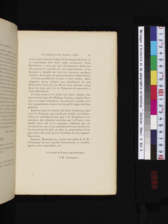 Mélanges d'Histoire et de Géographie Orientales : vol.3 / 285 ページ（カラー画像）