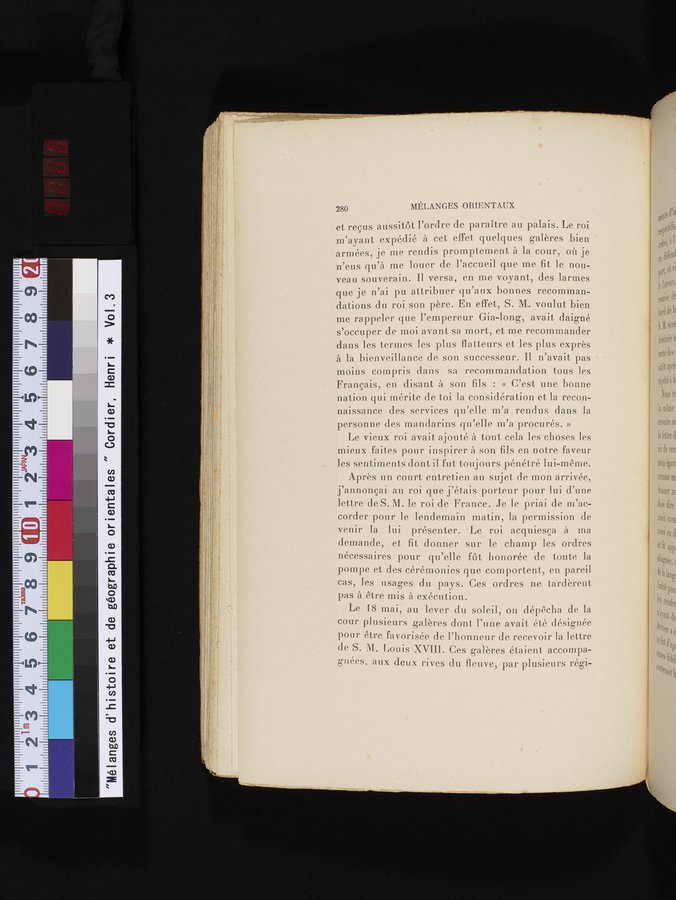 Mélanges d'Histoire et de Géographie Orientales : vol.3 / Page 288 (Color Image)