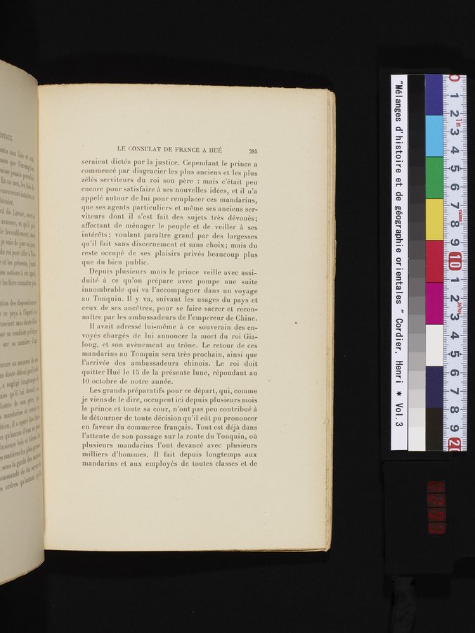 Mélanges d'Histoire et de Géographie Orientales : vol.3 / 293 ページ（カラー画像）