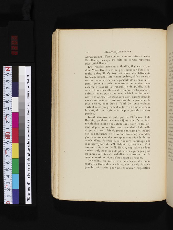 Mélanges d'Histoire et de Géographie Orientales : vol.3 / 302 ページ（カラー画像）