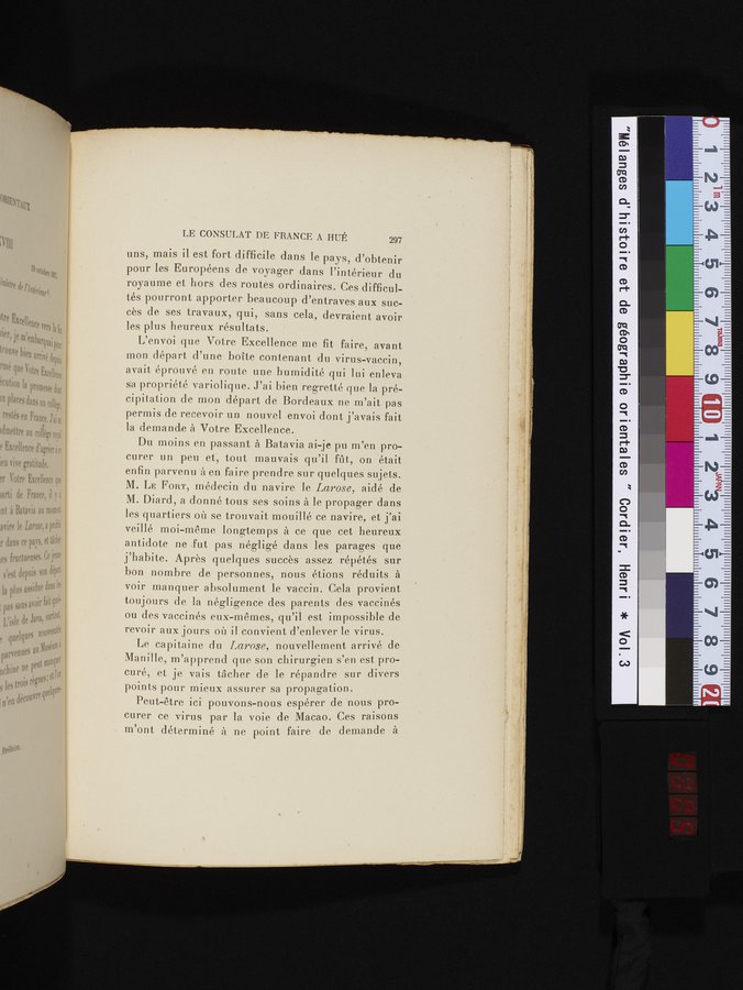 Mélanges d'Histoire et de Géographie Orientales : vol.3 / 305 ページ（カラー画像）
