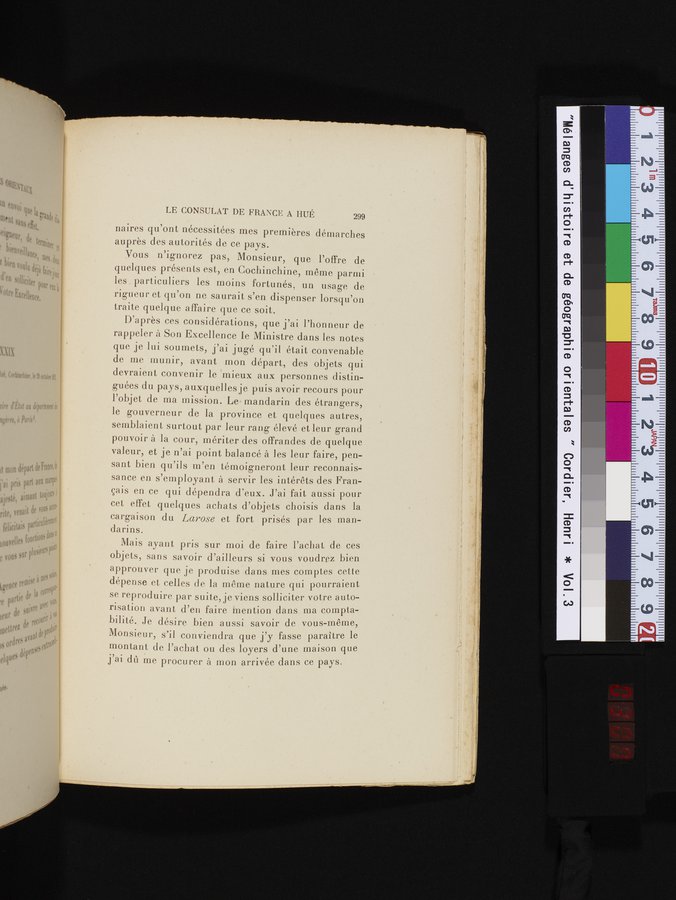 Mélanges d'Histoire et de Géographie Orientales : vol.3 / 307 ページ（カラー画像）