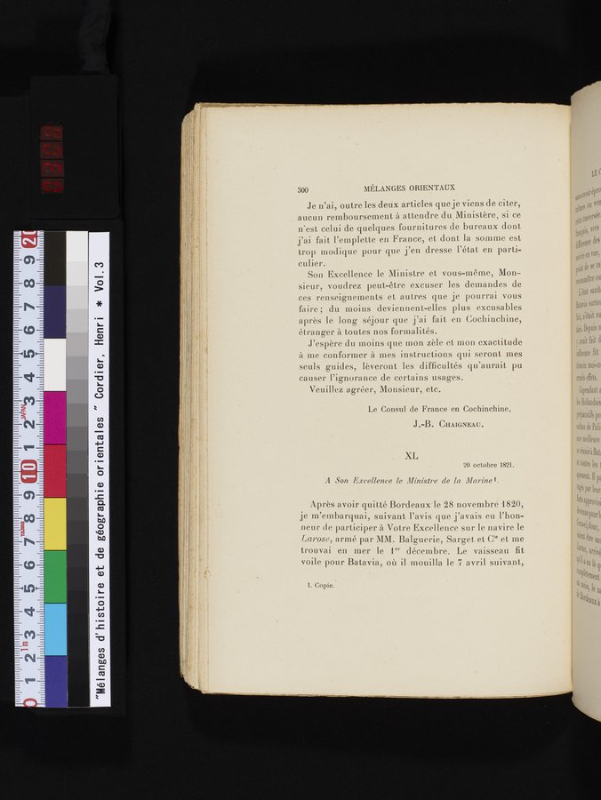 Mélanges d'Histoire et de Géographie Orientales : vol.3 / 308 ページ（カラー画像）