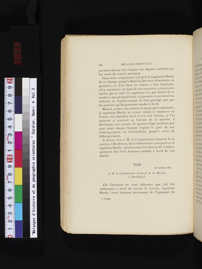 Mélanges d'Histoire et de Géographie Orientales : vol.3 / 314 ページ（カラー画像）