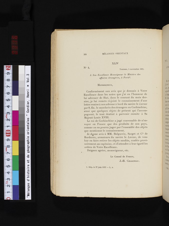 Mélanges d'Histoire et de Géographie Orientales : vol.3 / 316 ページ（カラー画像）