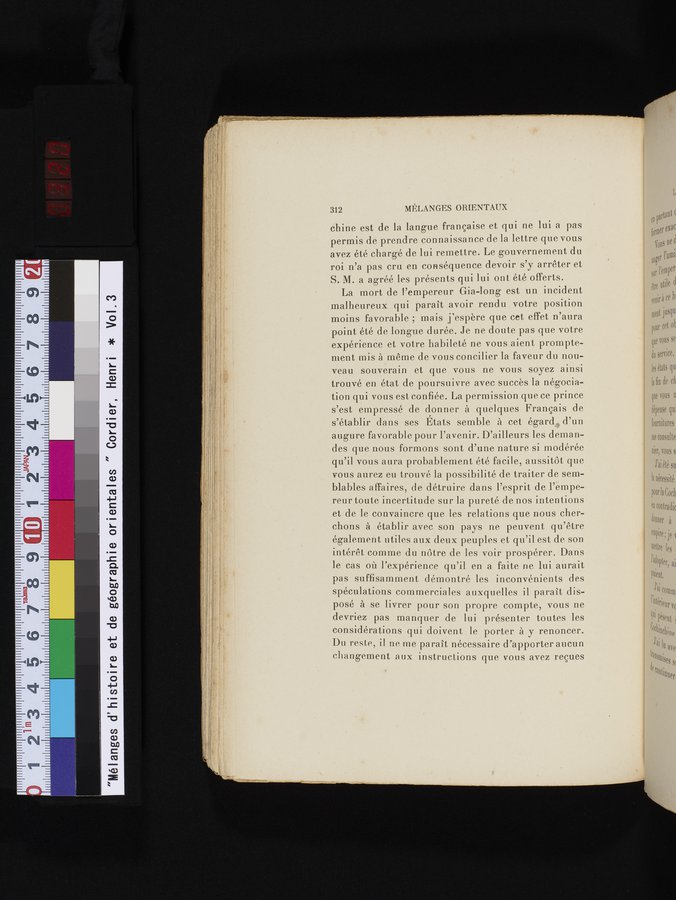 Mélanges d'Histoire et de Géographie Orientales : vol.3 / 320 ページ（カラー画像）