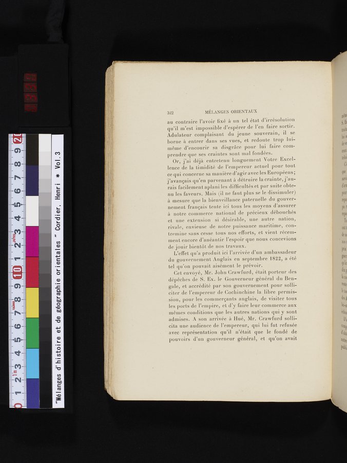 Mélanges d'Histoire et de Géographie Orientales : vol.3 / 330 ページ（カラー画像）