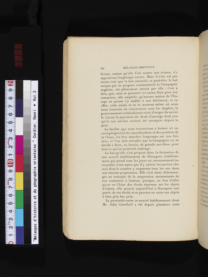 Mélanges d'Histoire et de Géographie Orientales : vol.3 / 332 ページ（カラー画像）