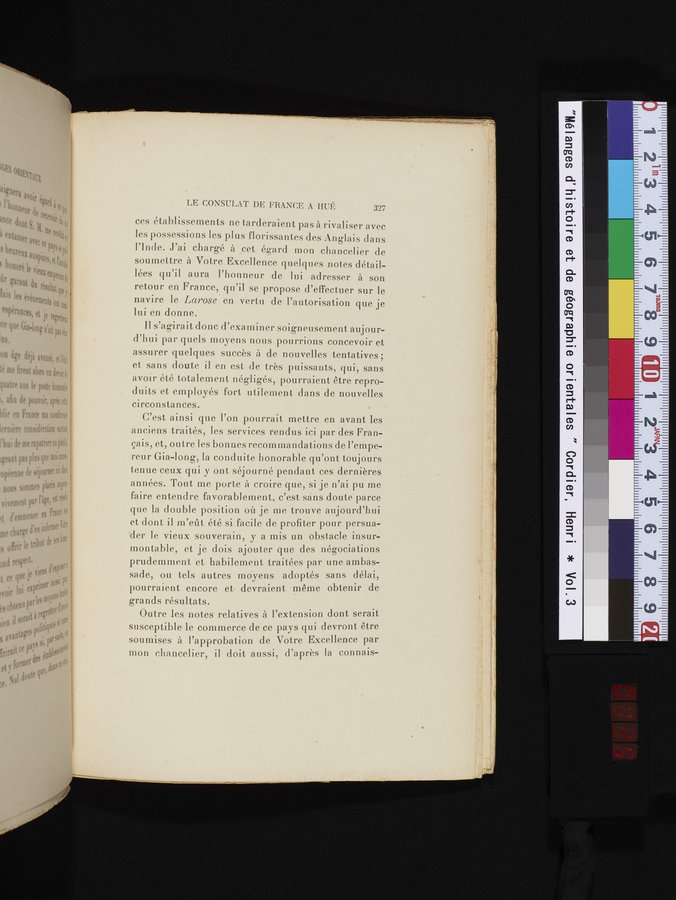 Mélanges d'Histoire et de Géographie Orientales : vol.3 / 335 ページ（カラー画像）