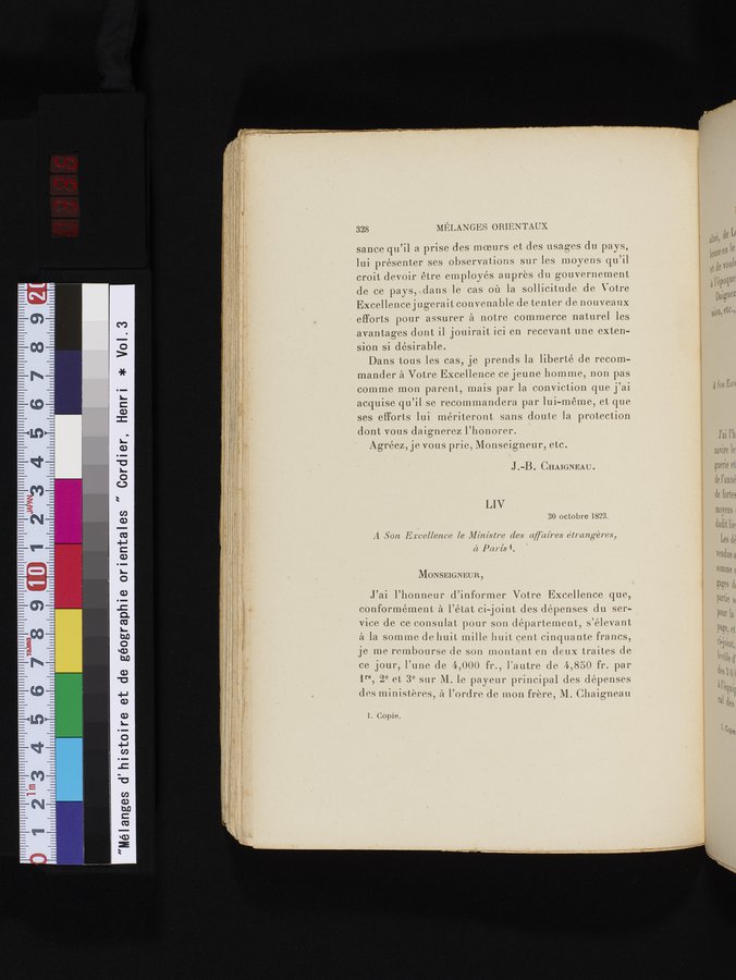Mélanges d'Histoire et de Géographie Orientales : vol.3 / 336 ページ（カラー画像）