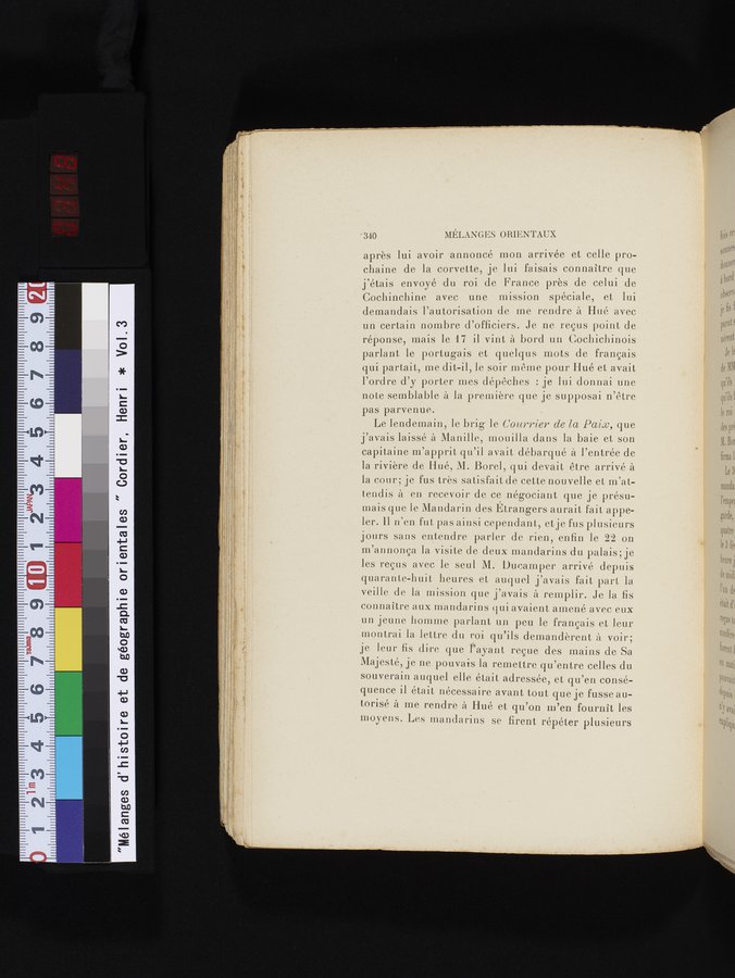 Mélanges d'Histoire et de Géographie Orientales : vol.3 / 348 ページ（カラー画像）