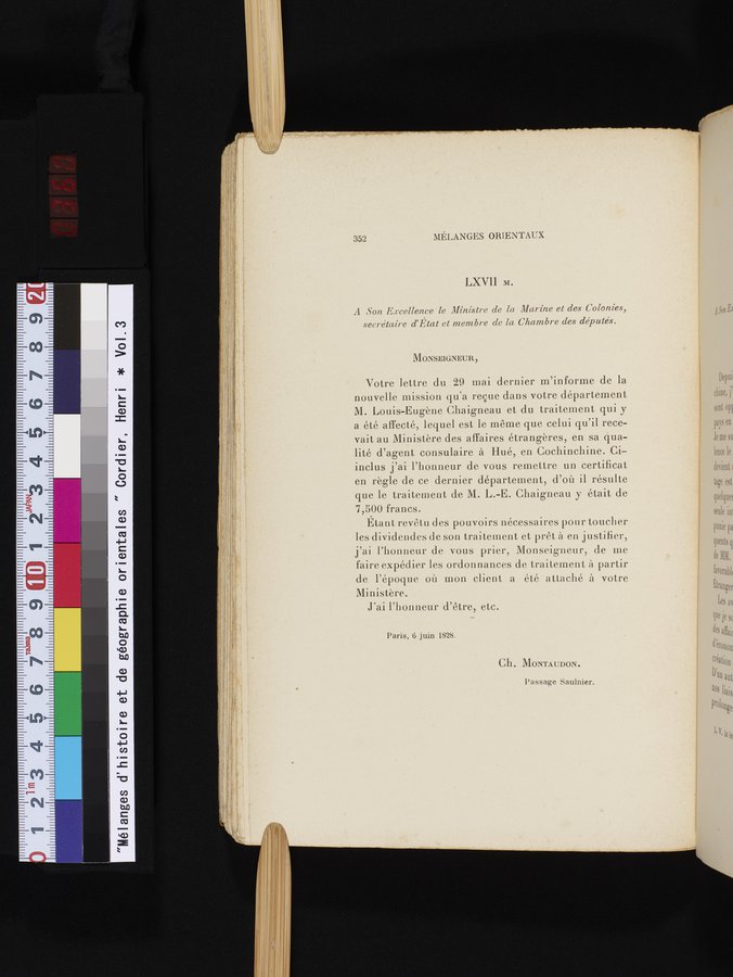 Mélanges d'Histoire et de Géographie Orientales : vol.3 / 360 ページ（カラー画像）