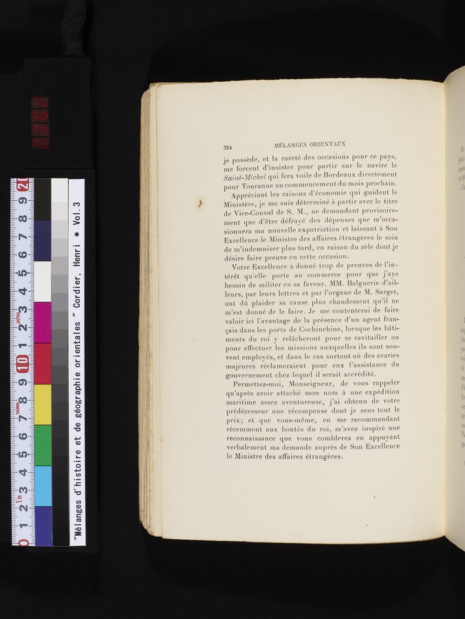 Mélanges d'Histoire et de Géographie Orientales : vol.3 / 362 ページ（カラー画像）