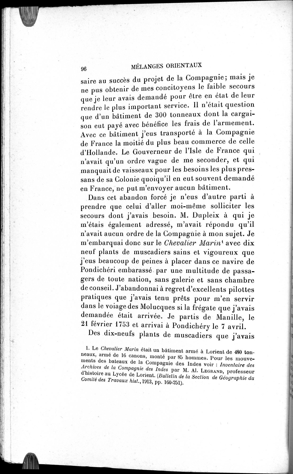 Mélanges d'Histoire et de Géographie Orientales : vol.3 / 104 ページ（白黒高解像度画像）
