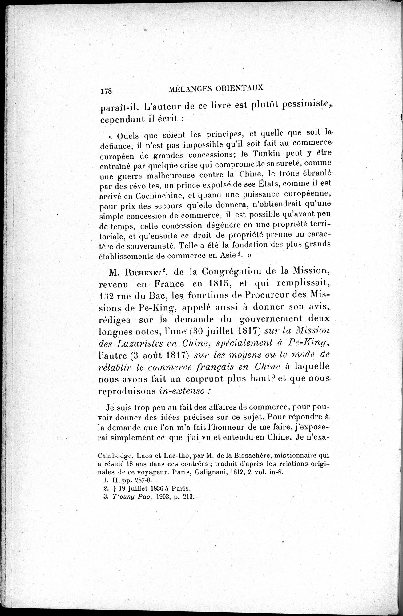 Mélanges d'Histoire et de Géographie Orientales : vol.3 / 186 ページ（白黒高解像度画像）