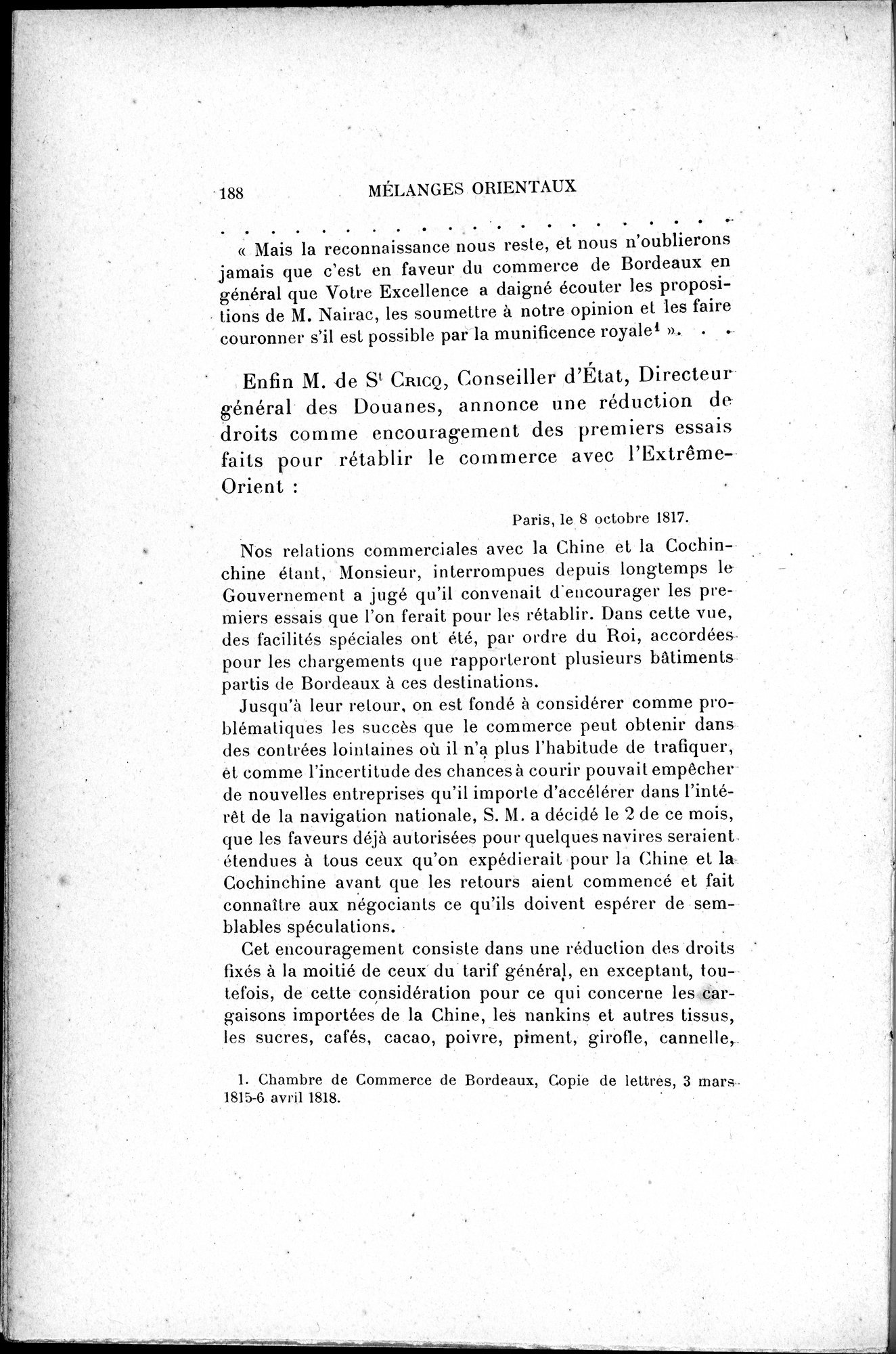 Mélanges d'Histoire et de Géographie Orientales : vol.3 / 196 ページ（白黒高解像度画像）