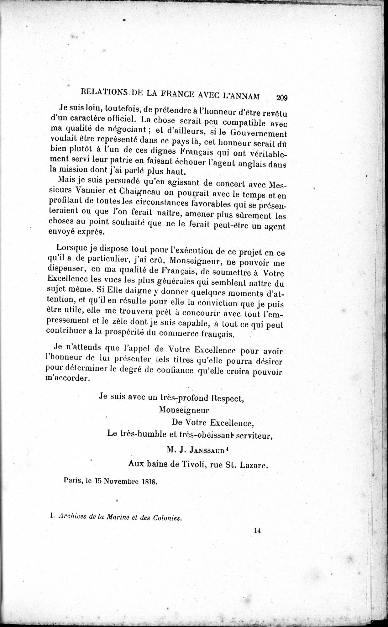 Mélanges d'Histoire et de Géographie Orientales : vol.3 / 217 ページ（白黒高解像度画像）