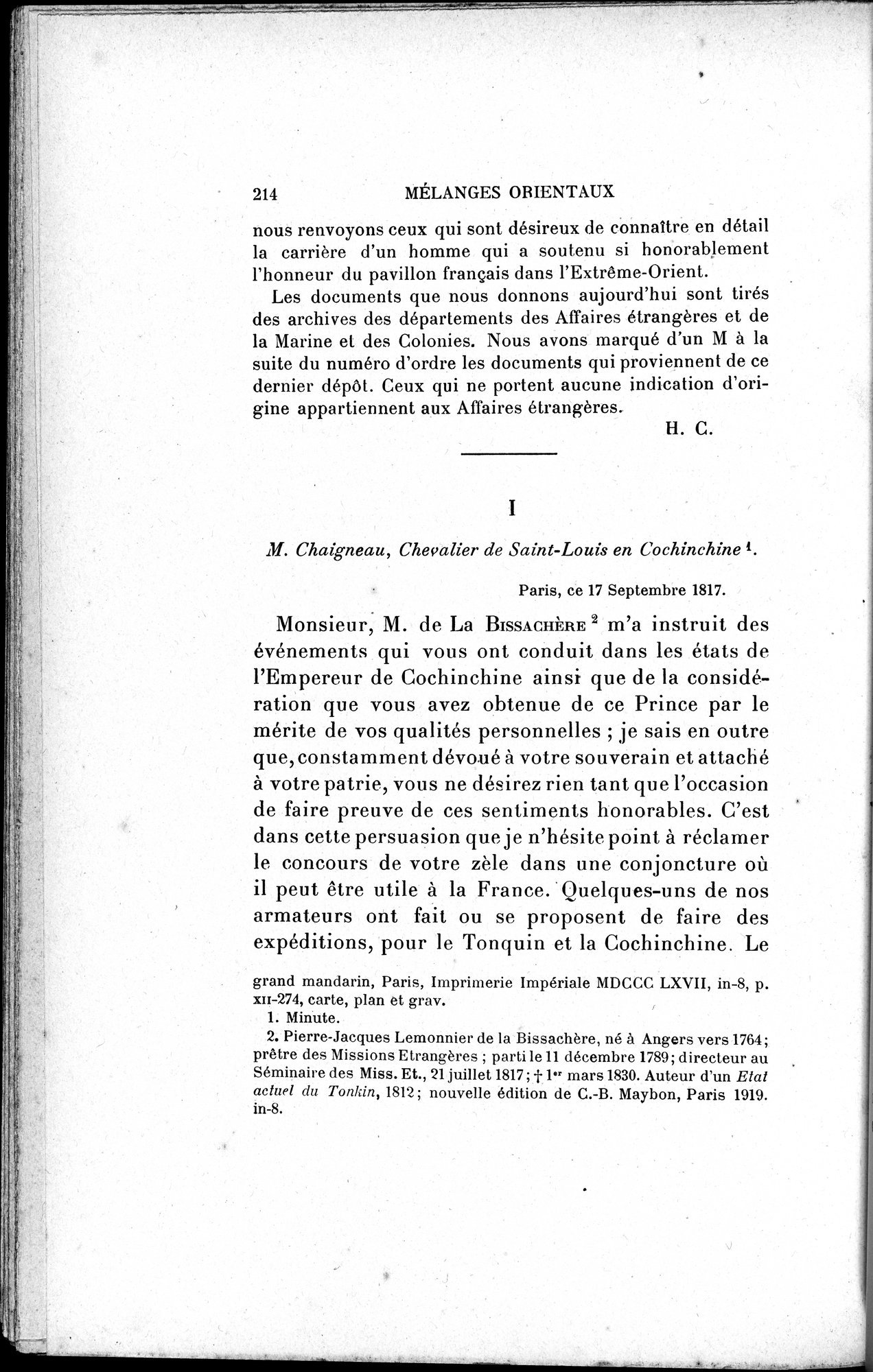 Mélanges d'Histoire et de Géographie Orientales : vol.3 / Page 222 (Grayscale High Resolution Image)