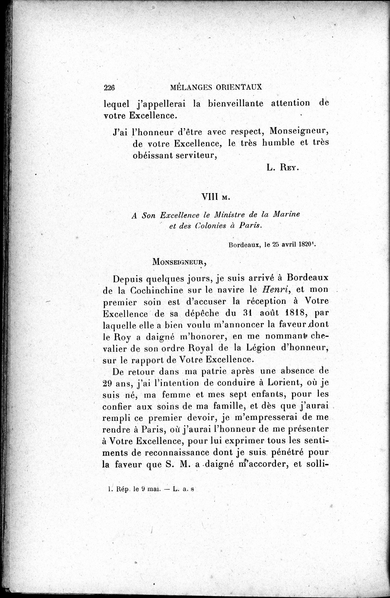 Mélanges d'Histoire et de Géographie Orientales : vol.3 / Page 234 (Grayscale High Resolution Image)