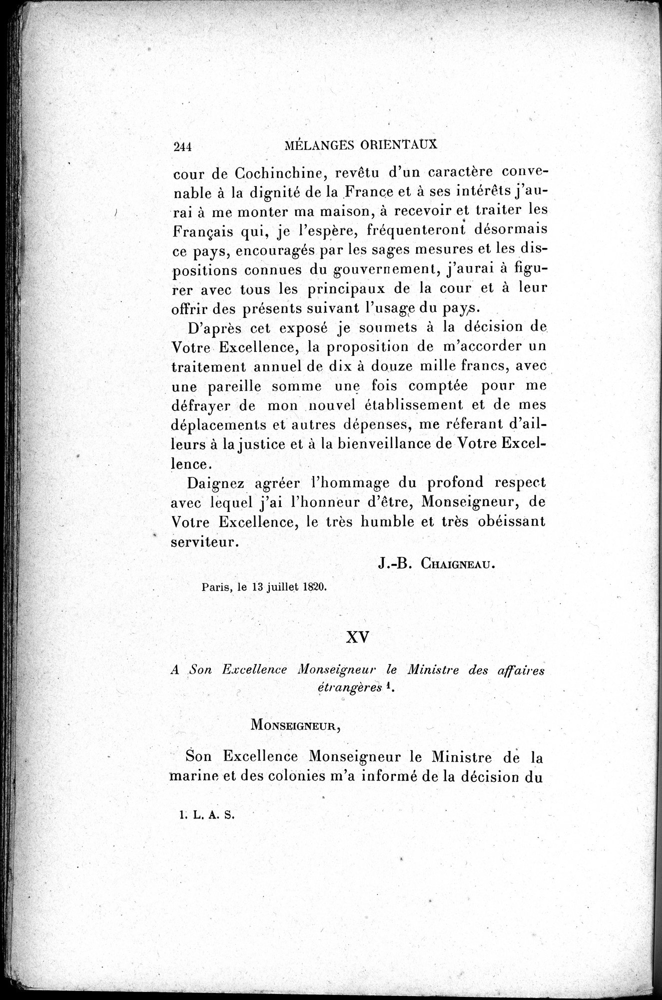 Mélanges d'Histoire et de Géographie Orientales : vol.3 / 252 ページ（白黒高解像度画像）