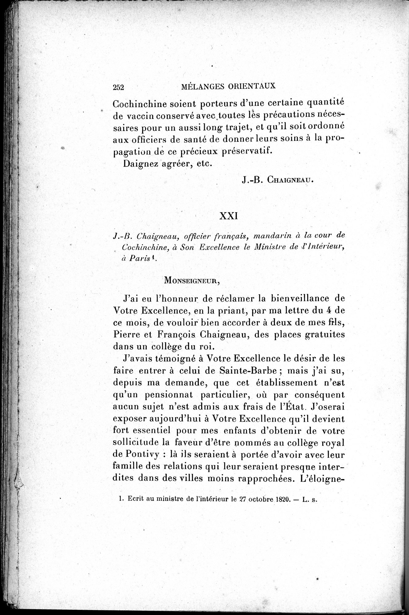 Mélanges d'Histoire et de Géographie Orientales : vol.3 / 260 ページ（白黒高解像度画像）