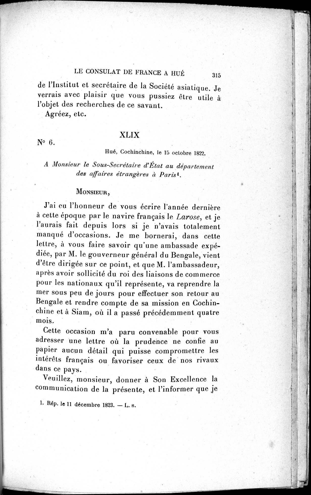 Mélanges d'Histoire et de Géographie Orientales : vol.3 / 323 ページ（白黒高解像度画像）