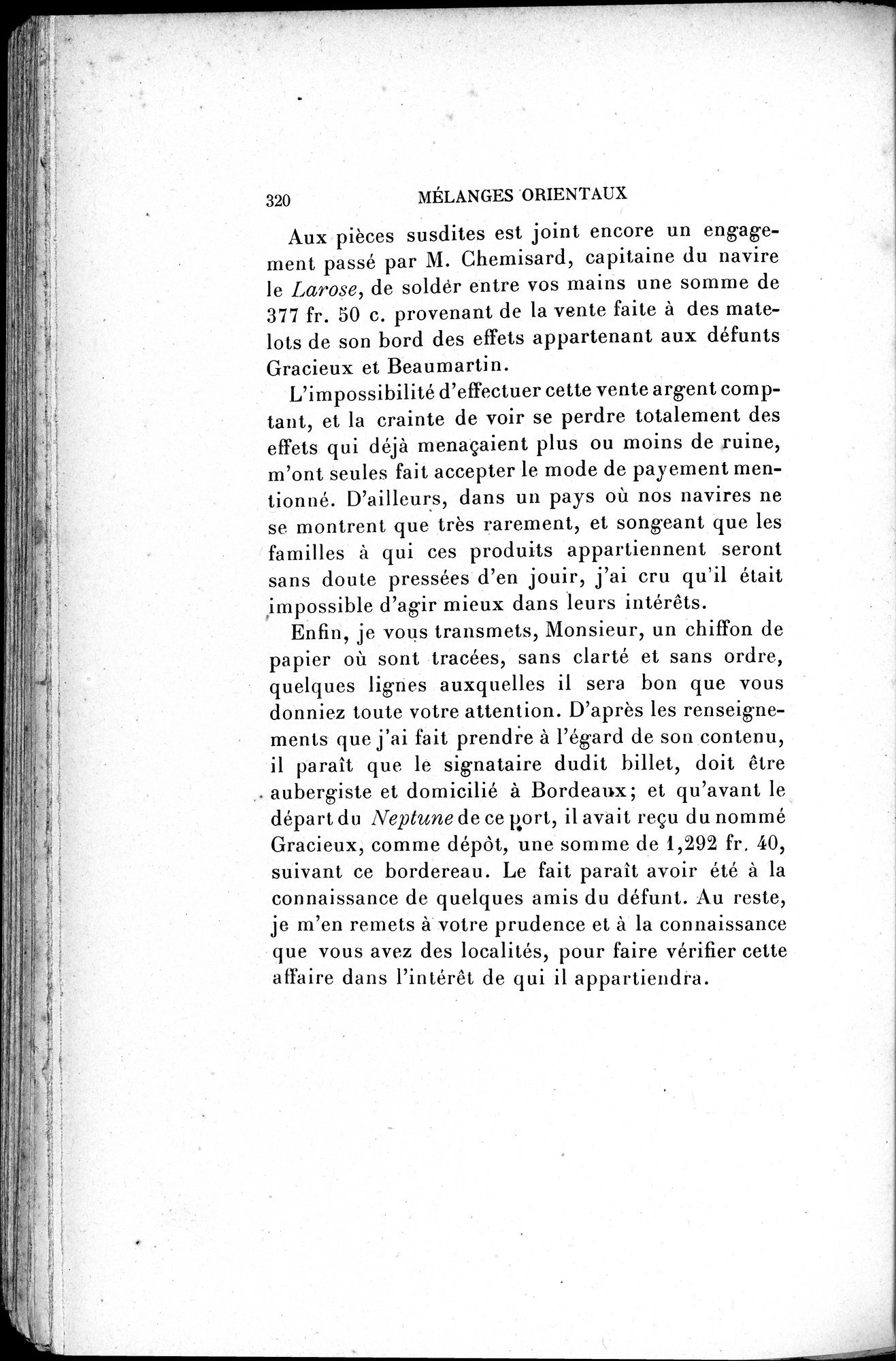 Mélanges d'Histoire et de Géographie Orientales : vol.3 / 328 ページ（白黒高解像度画像）
