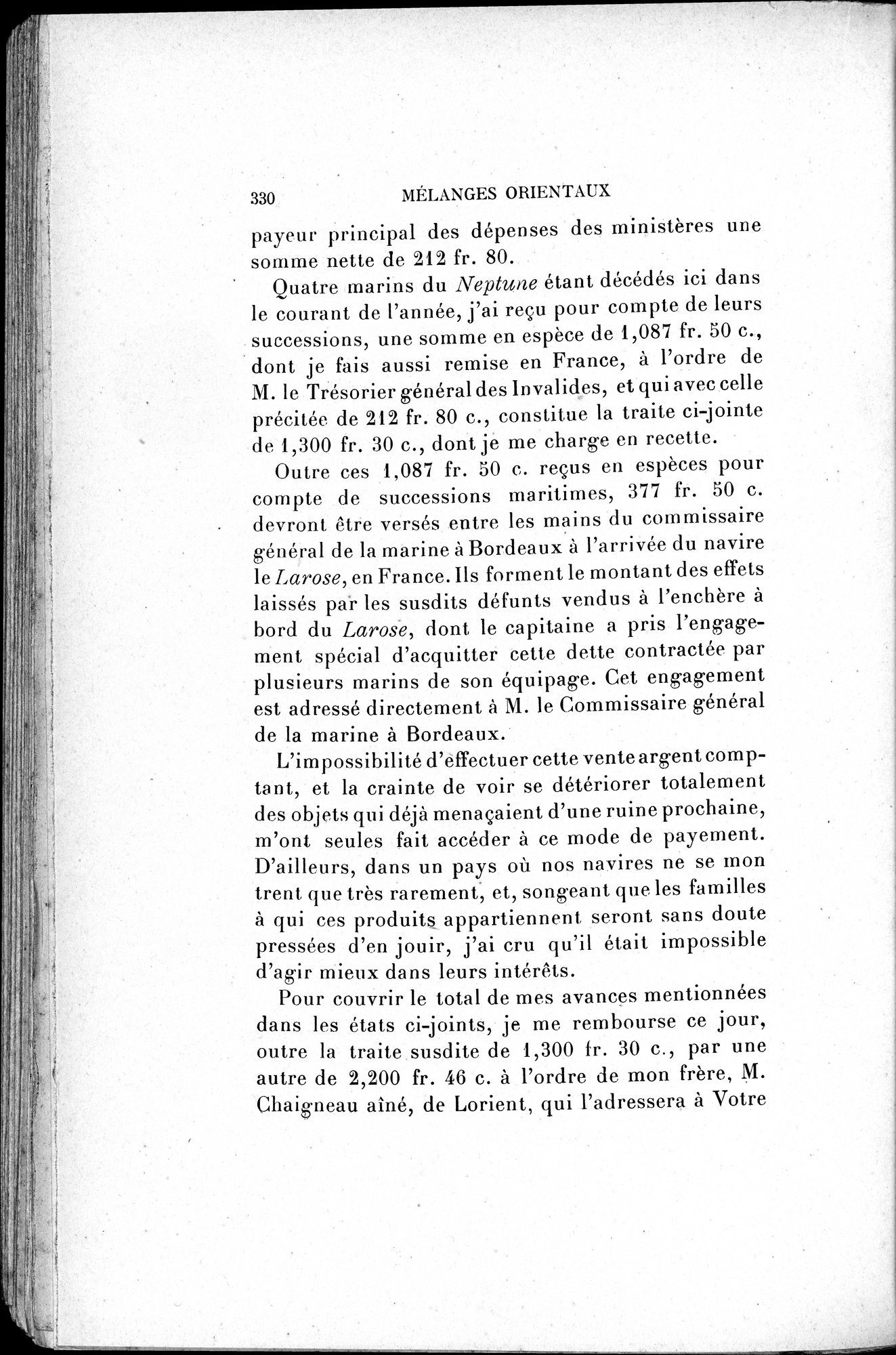 Mélanges d'Histoire et de Géographie Orientales : vol.3 / 338 ページ（白黒高解像度画像）