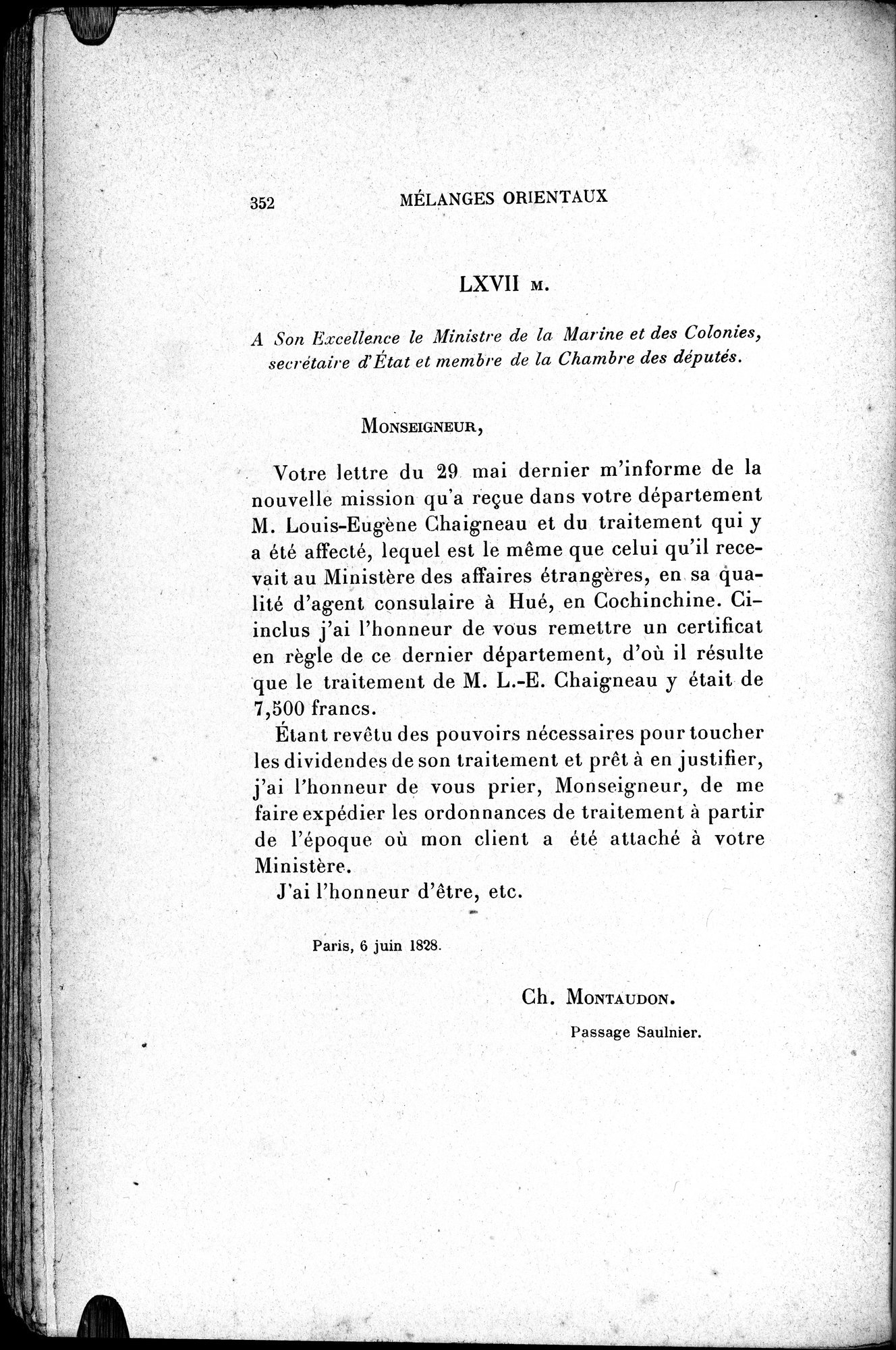 Mélanges d'Histoire et de Géographie Orientales : vol.3 / 360 ページ（白黒高解像度画像）