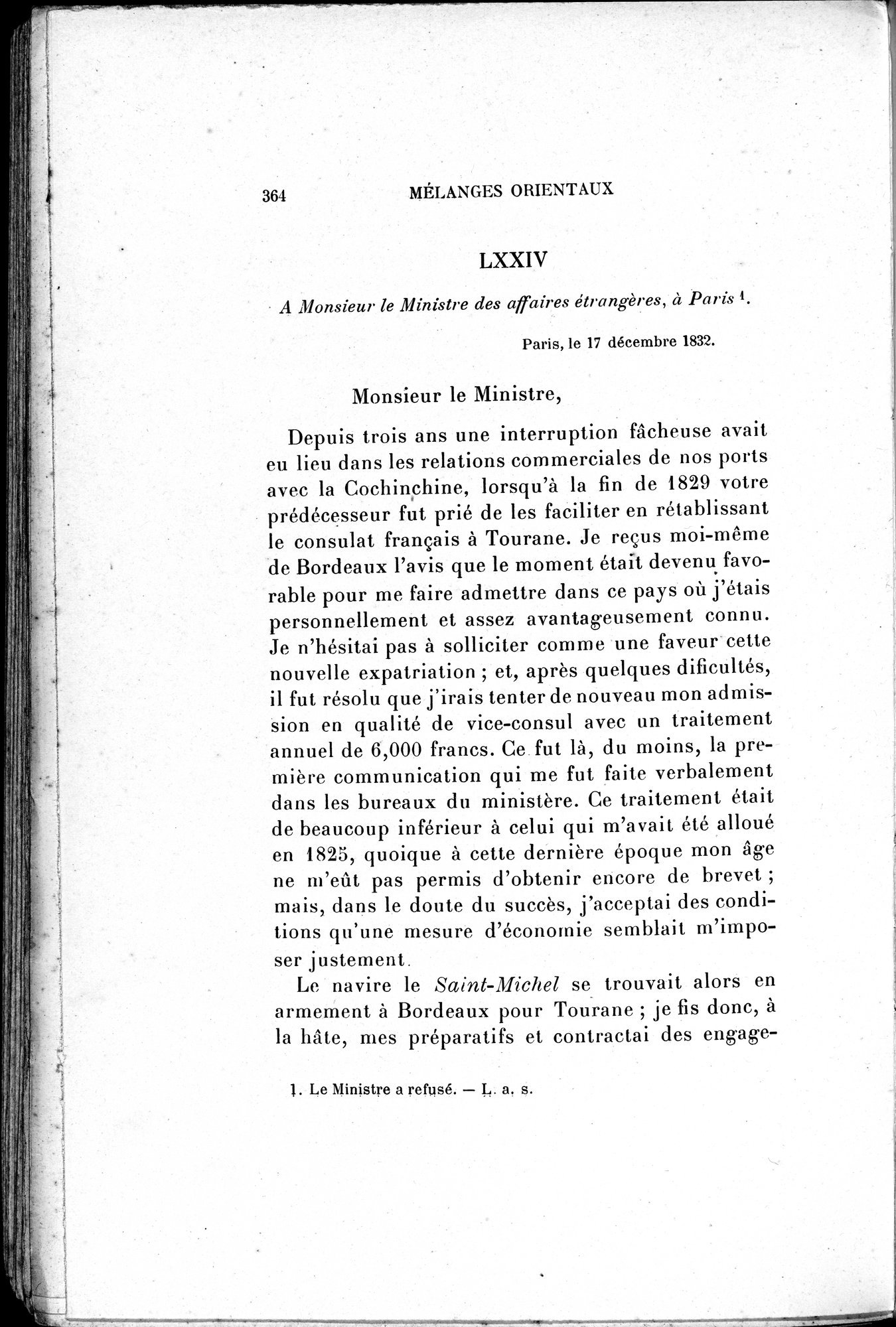 Mélanges d'Histoire et de Géographie Orientales : vol.3 / 372 ページ（白黒高解像度画像）