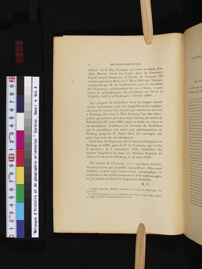 Mélanges d'Histoire et de Géographie Orientales : vol.4 / 8 ページ（カラー画像）