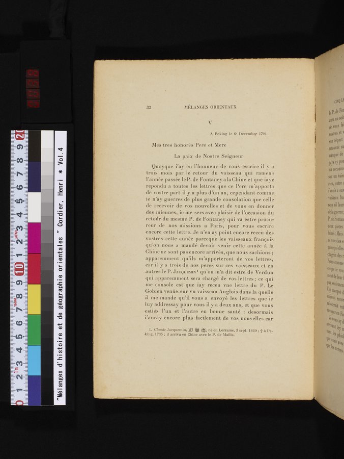 Mélanges d'Histoire et de Géographie Orientales : vol.4 / 38 ページ（カラー画像）