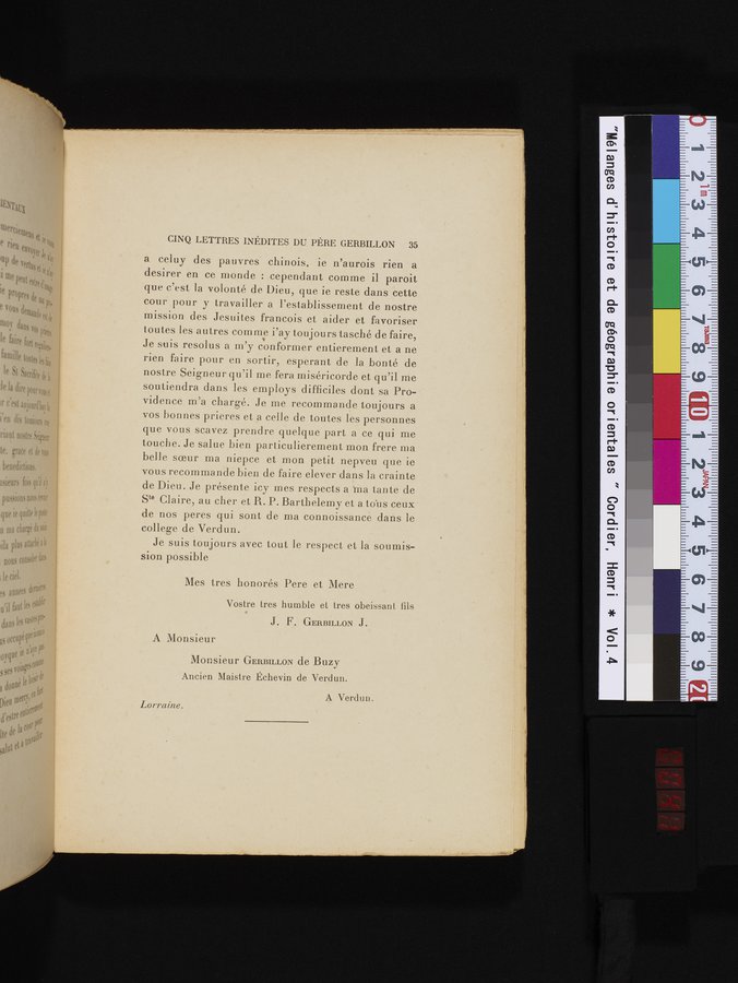 Mélanges d'Histoire et de Géographie Orientales : vol.4 / 41 ページ（カラー画像）