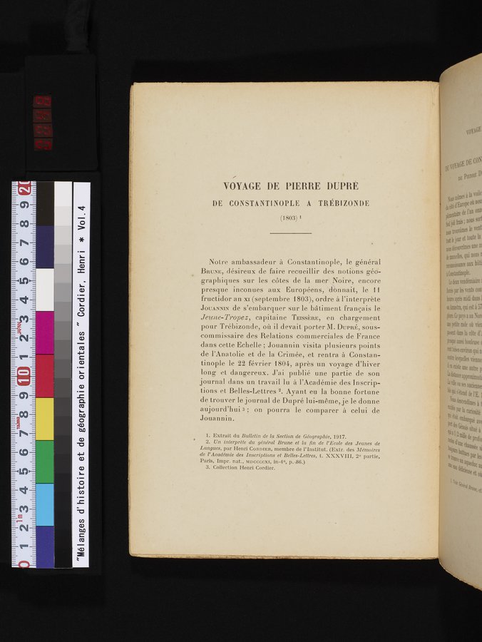 Mélanges d'Histoire et de Géographie Orientales : vol.4 / 48 ページ（カラー画像）