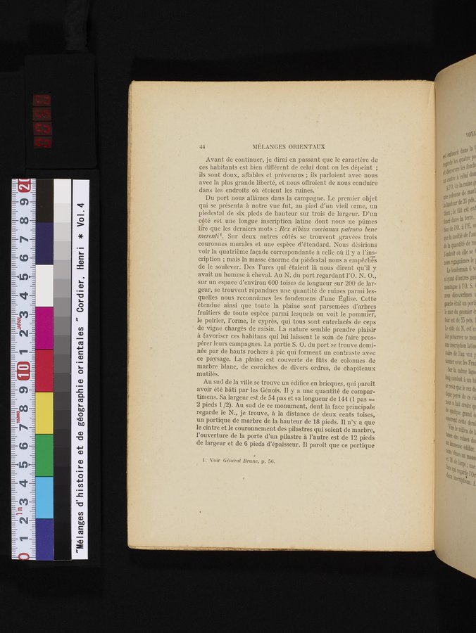 Mélanges d'Histoire et de Géographie Orientales : vol.4 / 50 ページ（カラー画像）