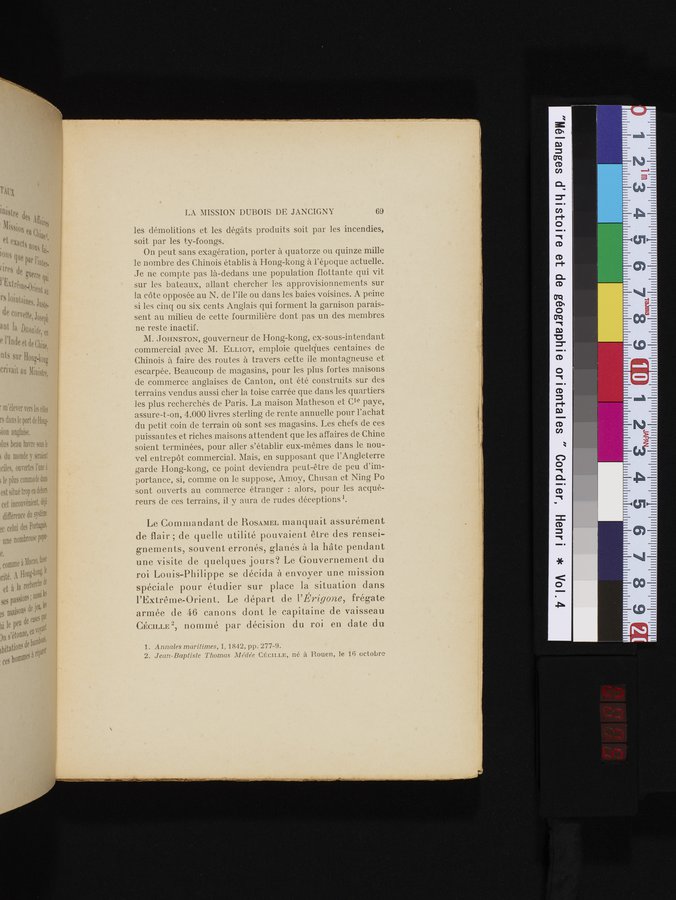 Mélanges d'Histoire et de Géographie Orientales : vol.4 / 75 ページ（カラー画像）