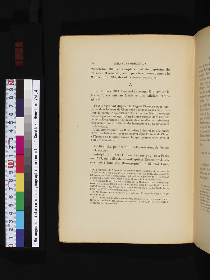 Mélanges d'Histoire et de Géographie Orientales : vol.4 / 76 ページ（カラー画像）