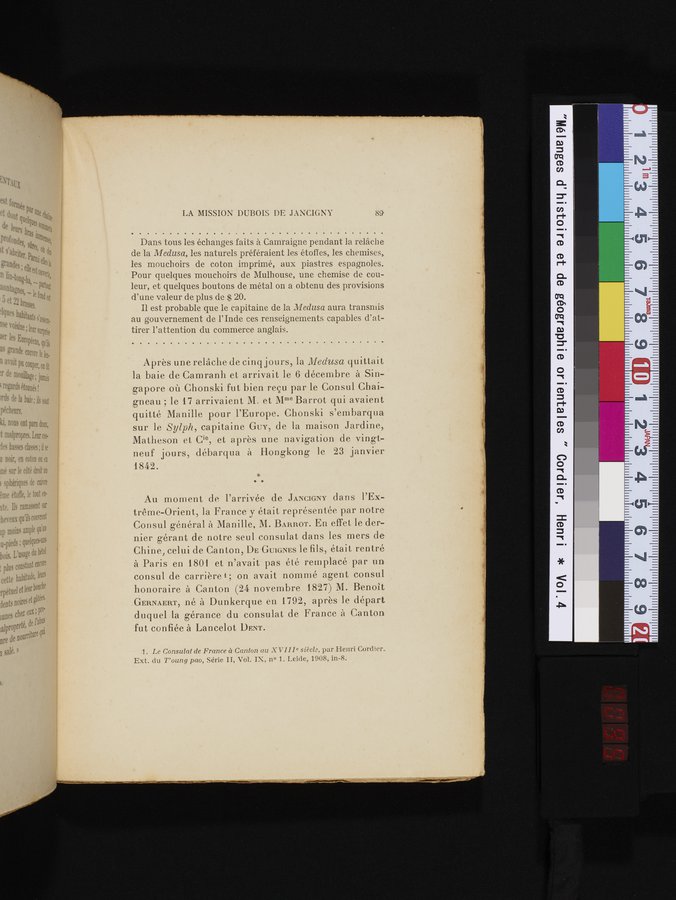 Mélanges d'Histoire et de Géographie Orientales : vol.4 / 95 ページ（カラー画像）