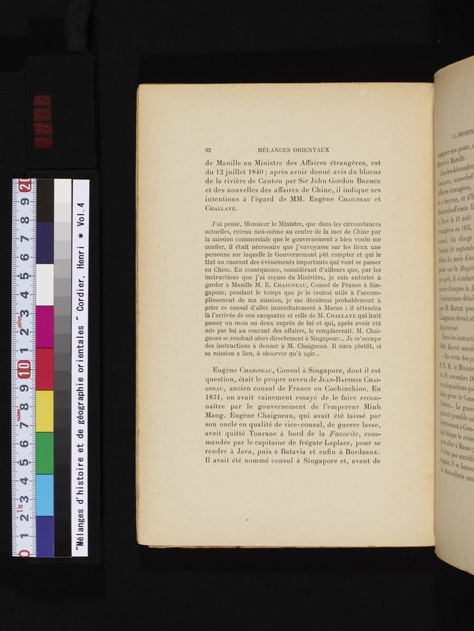 Mélanges d'Histoire et de Géographie Orientales : vol.4 / 98 ページ（カラー画像）