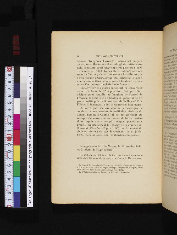 Mélanges d'Histoire et de Géographie Orientales : vol.4 / 100 ページ（カラー画像）