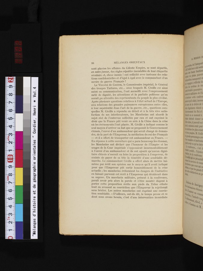 Mélanges d'Histoire et de Géographie Orientales : vol.4 / 102 ページ（カラー画像）