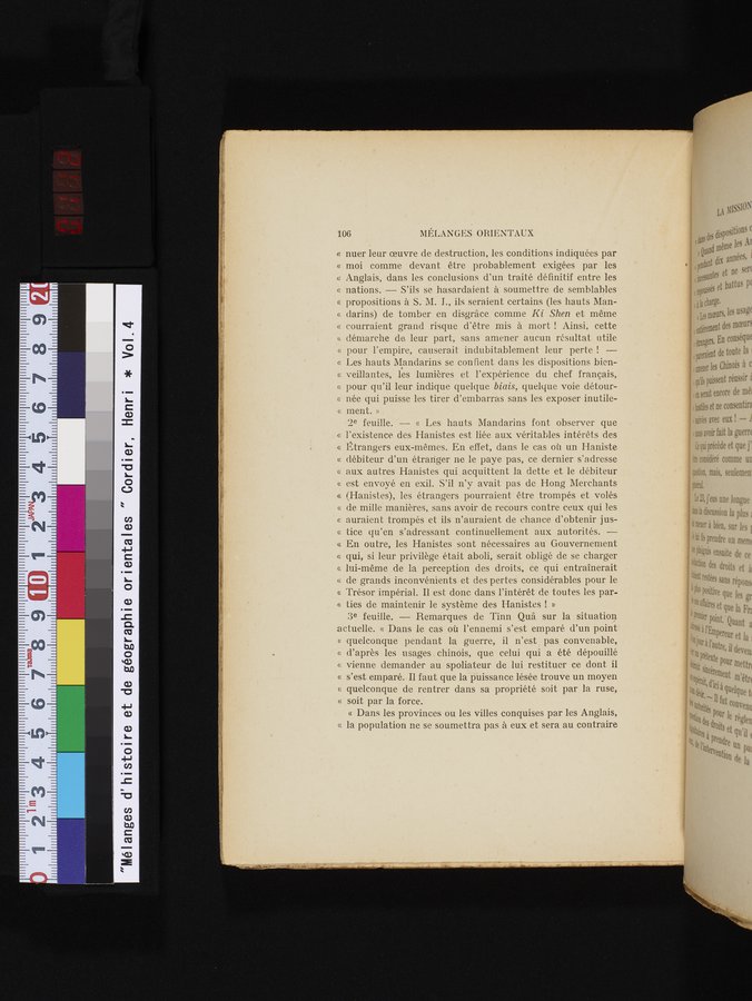 Mélanges d'Histoire et de Géographie Orientales : vol.4 / 112 ページ（カラー画像）
