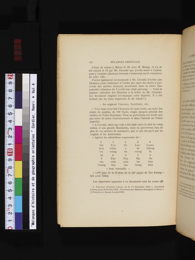 Mélanges d'Histoire et de Géographie Orientales : vol.4 / 118 ページ（カラー画像）