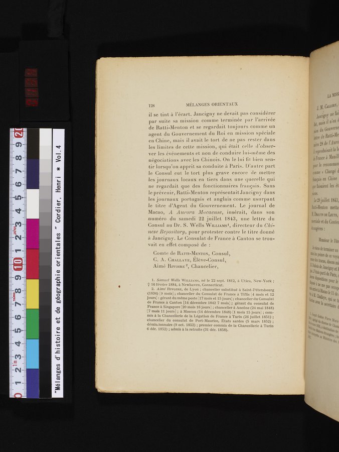 Mélanges d'Histoire et de Géographie Orientales : vol.4 / 134 ページ（カラー画像）