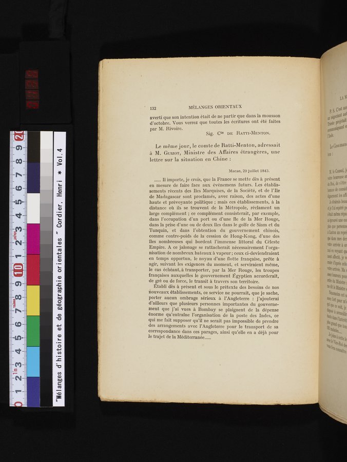 Mélanges d'Histoire et de Géographie Orientales : vol.4 / 138 ページ（カラー画像）