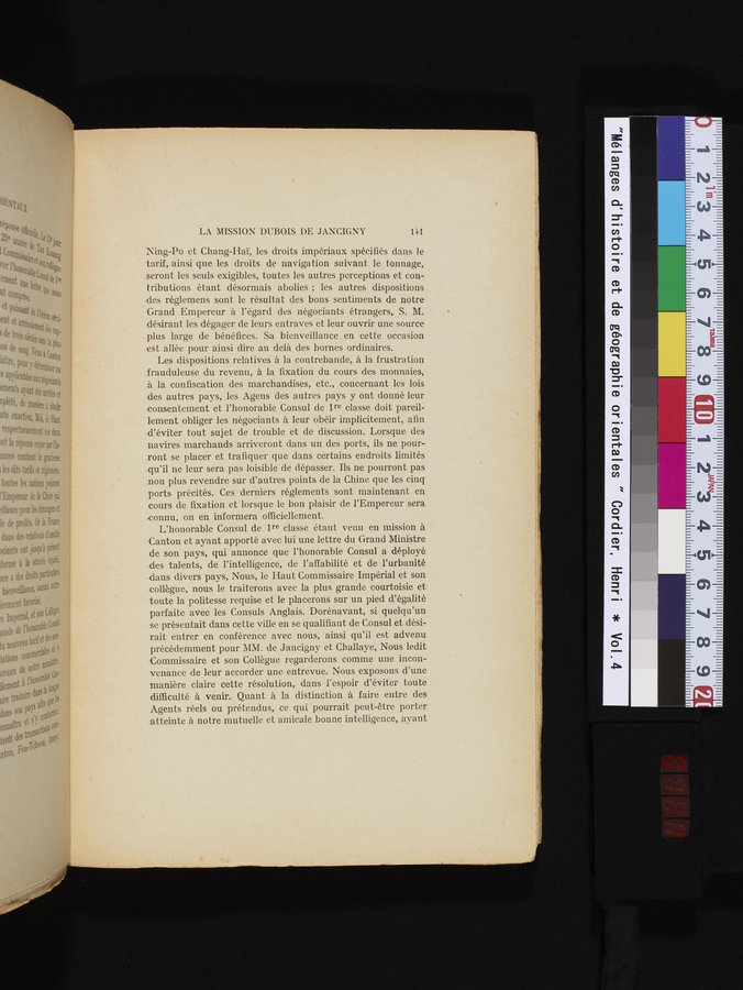Mélanges d'Histoire et de Géographie Orientales : vol.4 / 147 ページ（カラー画像）