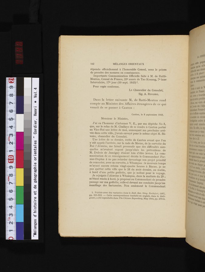Mélanges d'Histoire et de Géographie Orientales : vol.4 / 148 ページ（カラー画像）