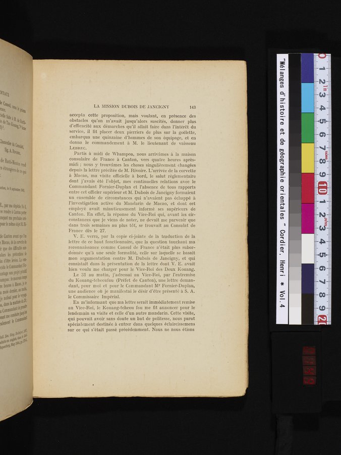 Mélanges d'Histoire et de Géographie Orientales : vol.4 / 149 ページ（カラー画像）